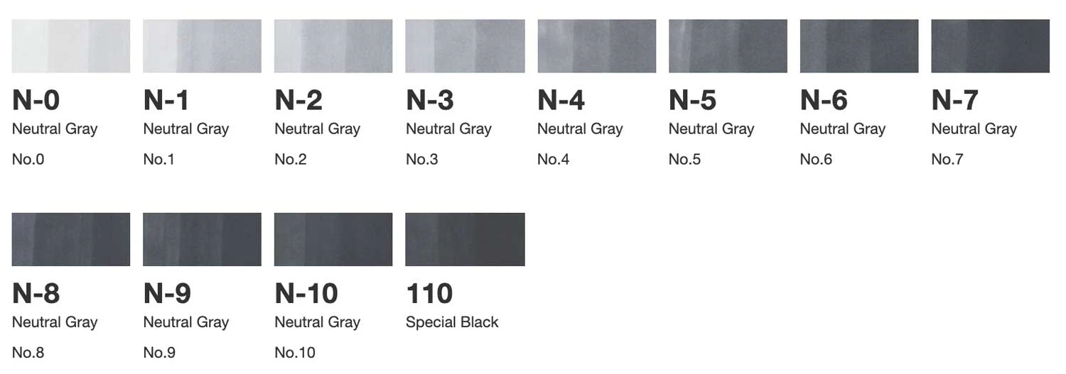 COPIC® Classic Neutral Gray 12PC Set - Image 6