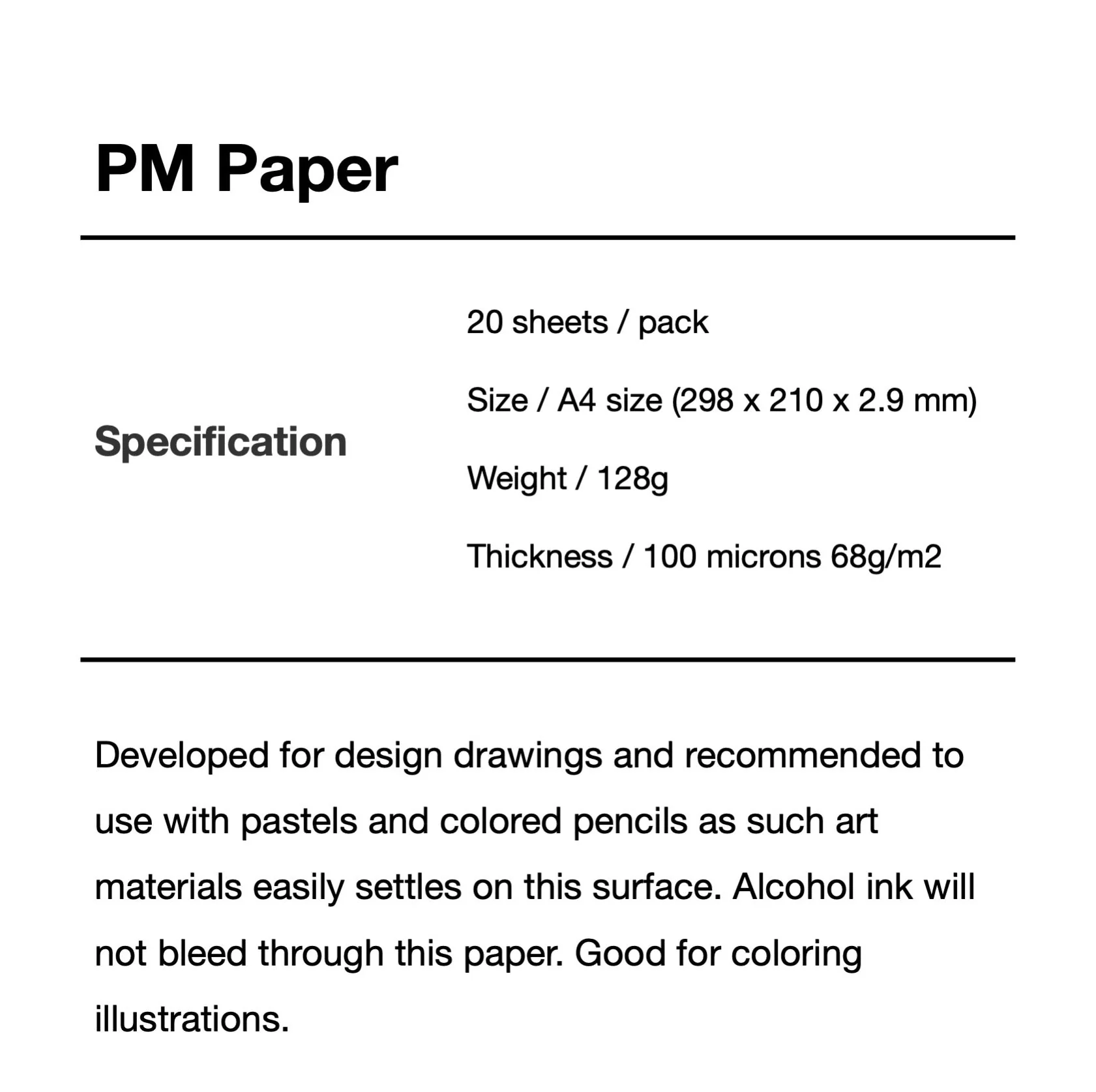 COPIC® PM Paper (Pencil – Marker) - Image 4